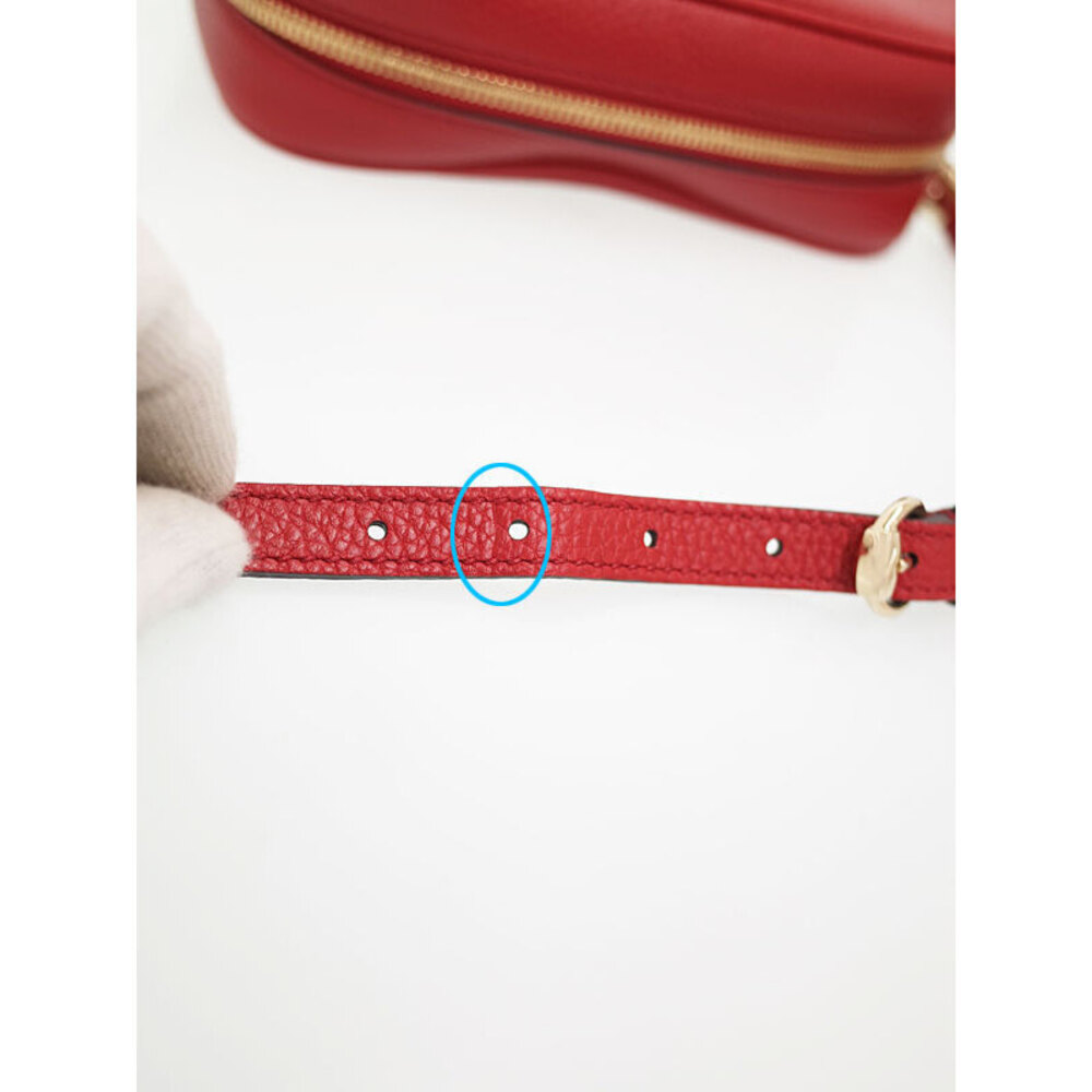 Gucci Leather Pebbled Disco Crossbody Bag Soho - Picture 7 of 9